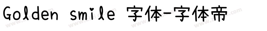 Golden smile 字体字体转换